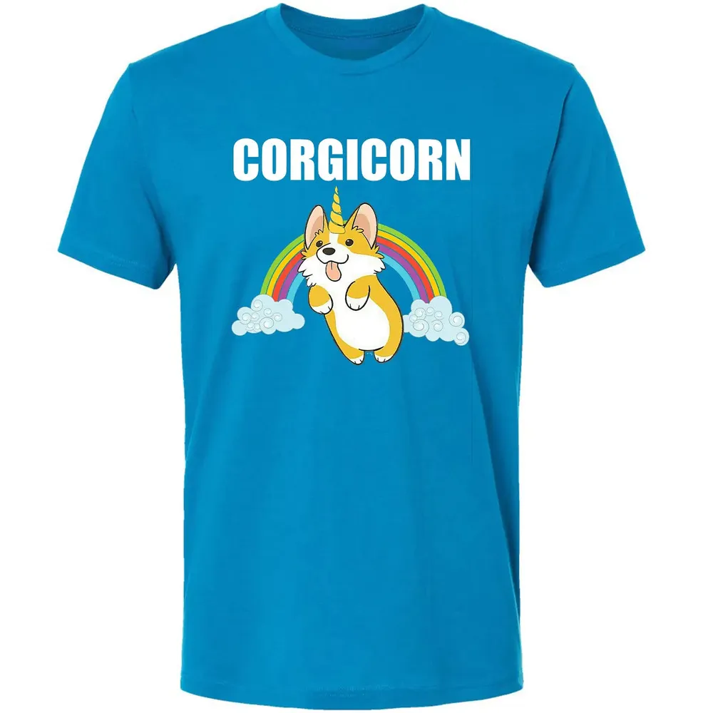 Cute Corgicorn   Funny Corgi Lover  Gift Premium Unisex T-shirt - 15