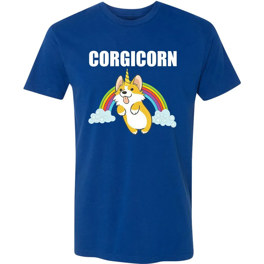 Cute Corgicorn   Funny Corgi Lover  Gift Premium Unisex T-shirt - 10