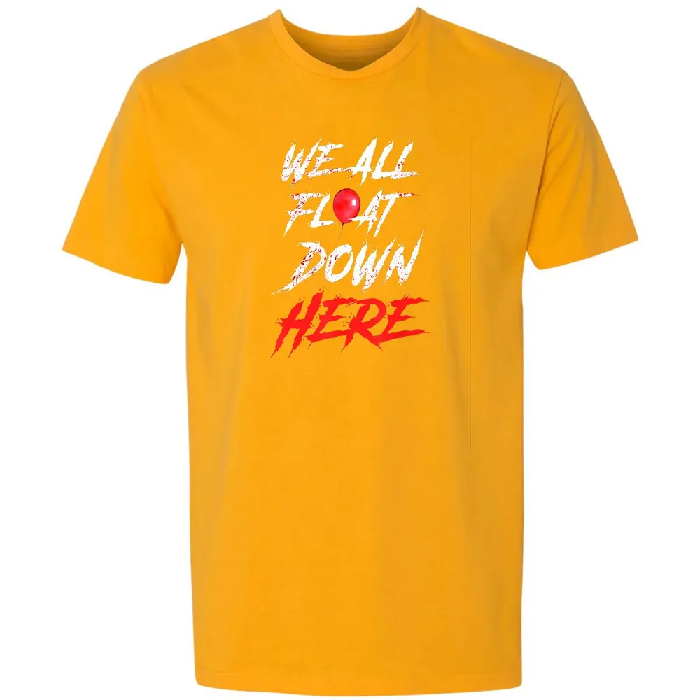 We All Float Down Here Bloody Red Balloon Horror Halloween Premium Unisex T-shirt - 11