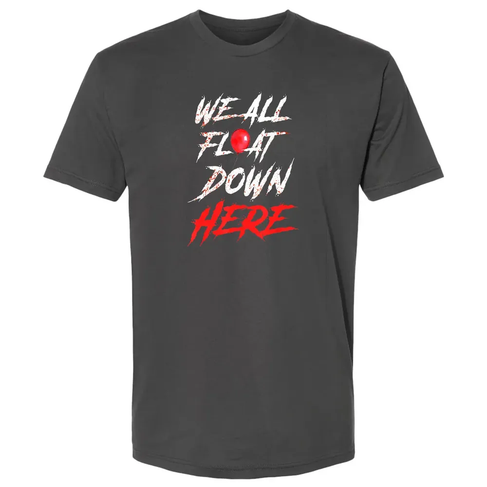 We All Float Down Here Bloody Red Balloon Horror Halloween Premium Unisex T-shirt - 8