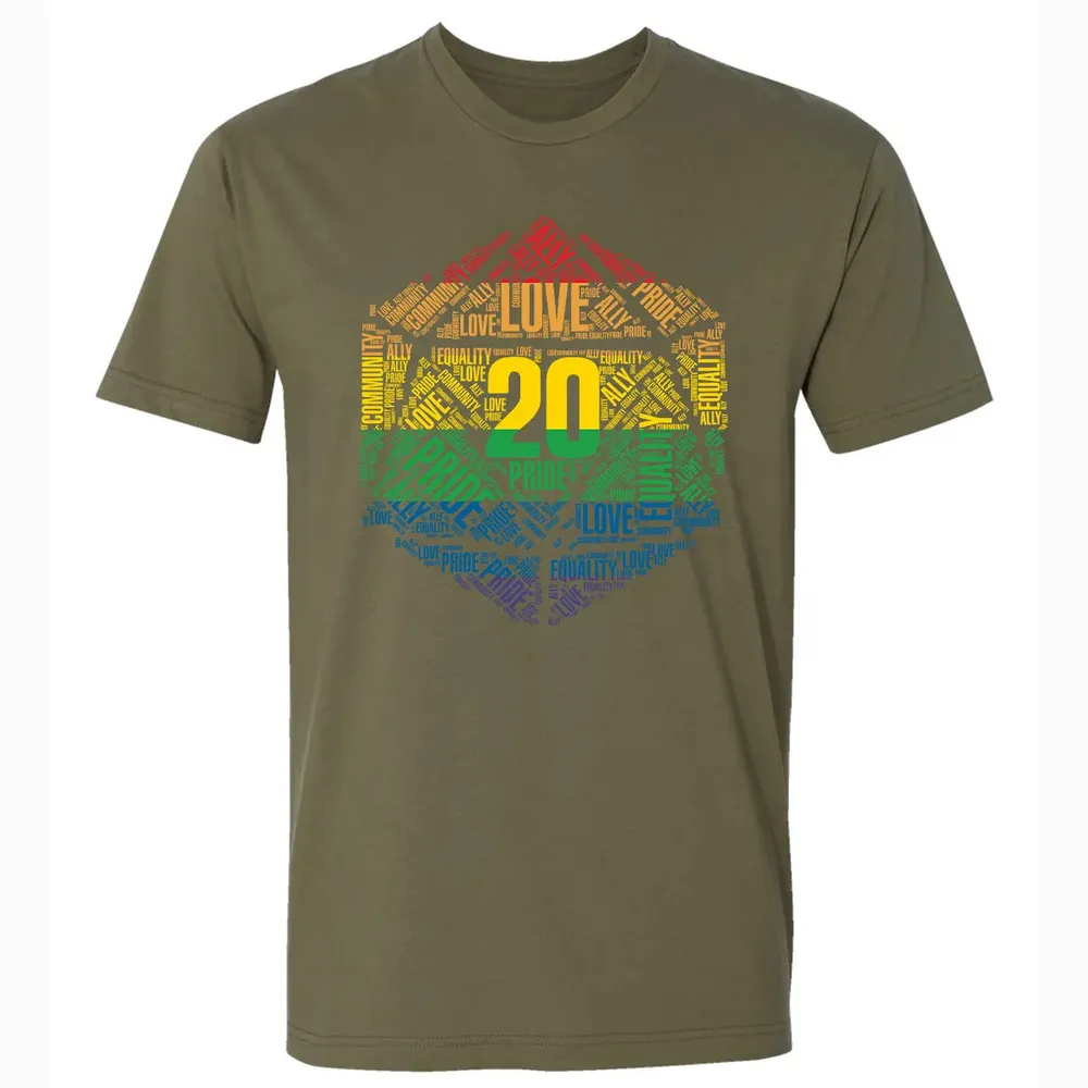 D20 Pride Premium Unisex T-shirt - 5