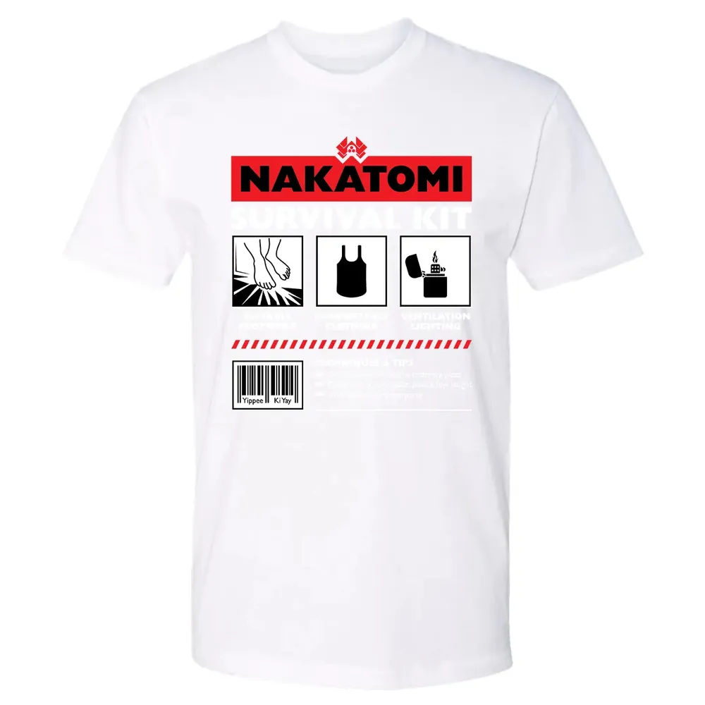 Nakatomi Survival Kit Premium Unisex T-shirt - 4