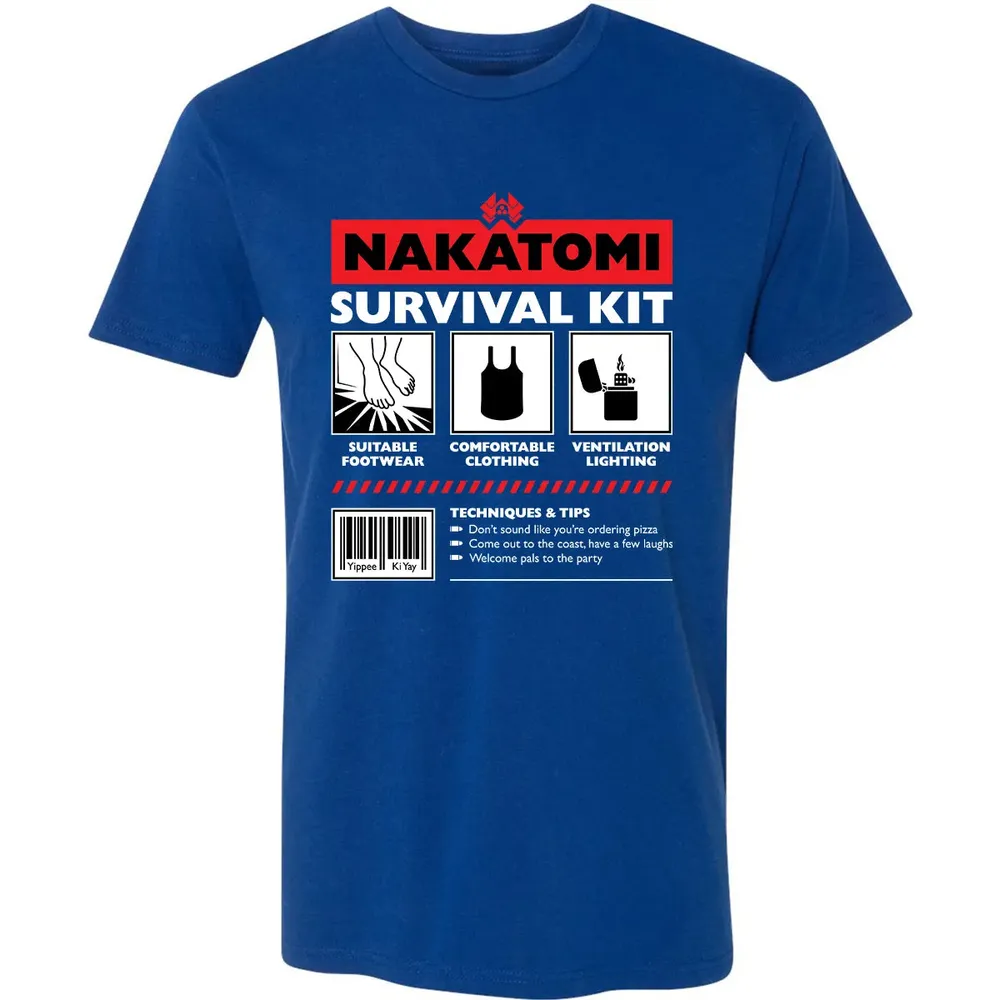 Nakatomi Survival Kit Premium Unisex T-shirt - 10