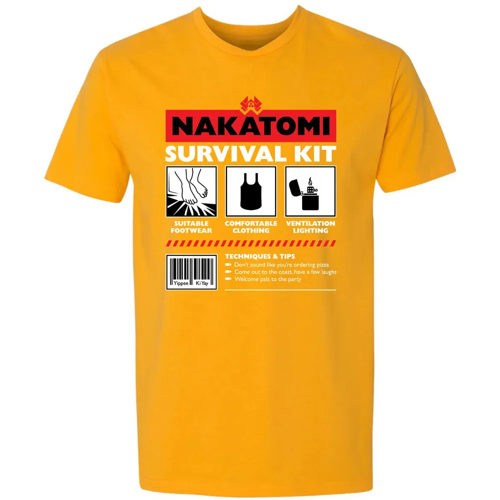 Nakatomi Survival Kit Premium Unisex T-shirt - 11