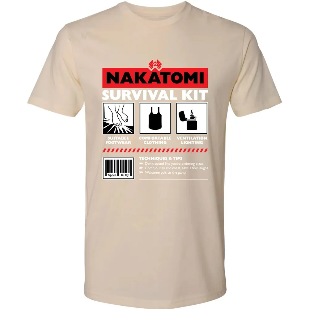 Nakatomi Survival Kit Premium Unisex T-shirt - 13