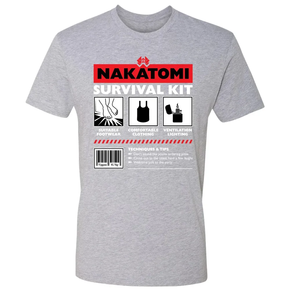 Nakatomi Survival Kit Premium Unisex T-shirt - 9