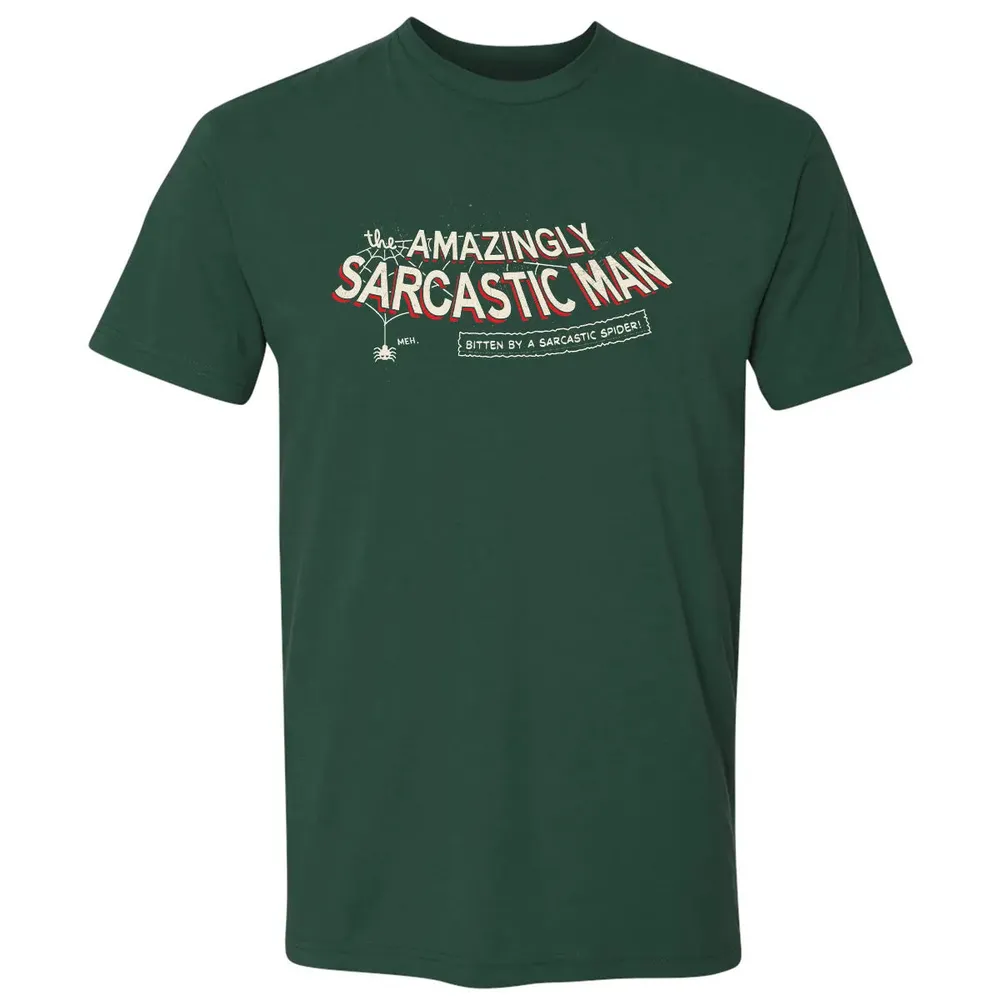 The Amazingly Sarcastic Man Premium Unisex T-shirt - 12