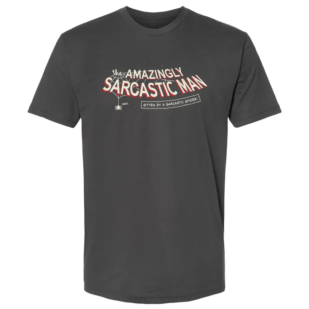 The Amazingly Sarcastic Man Premium Unisex T-shirt - 8