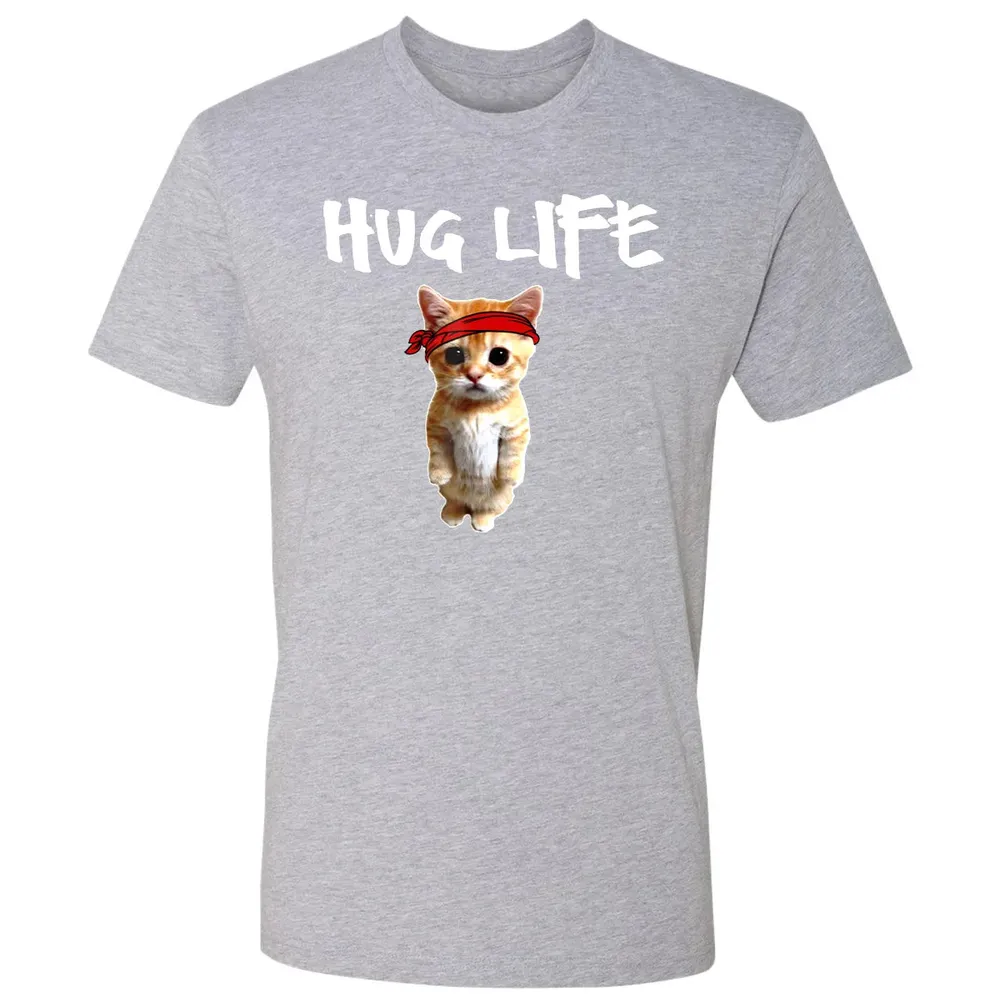 Hug Life    Funny awesome Cool cute cat kitten Premium Unisex T-shirt - 9