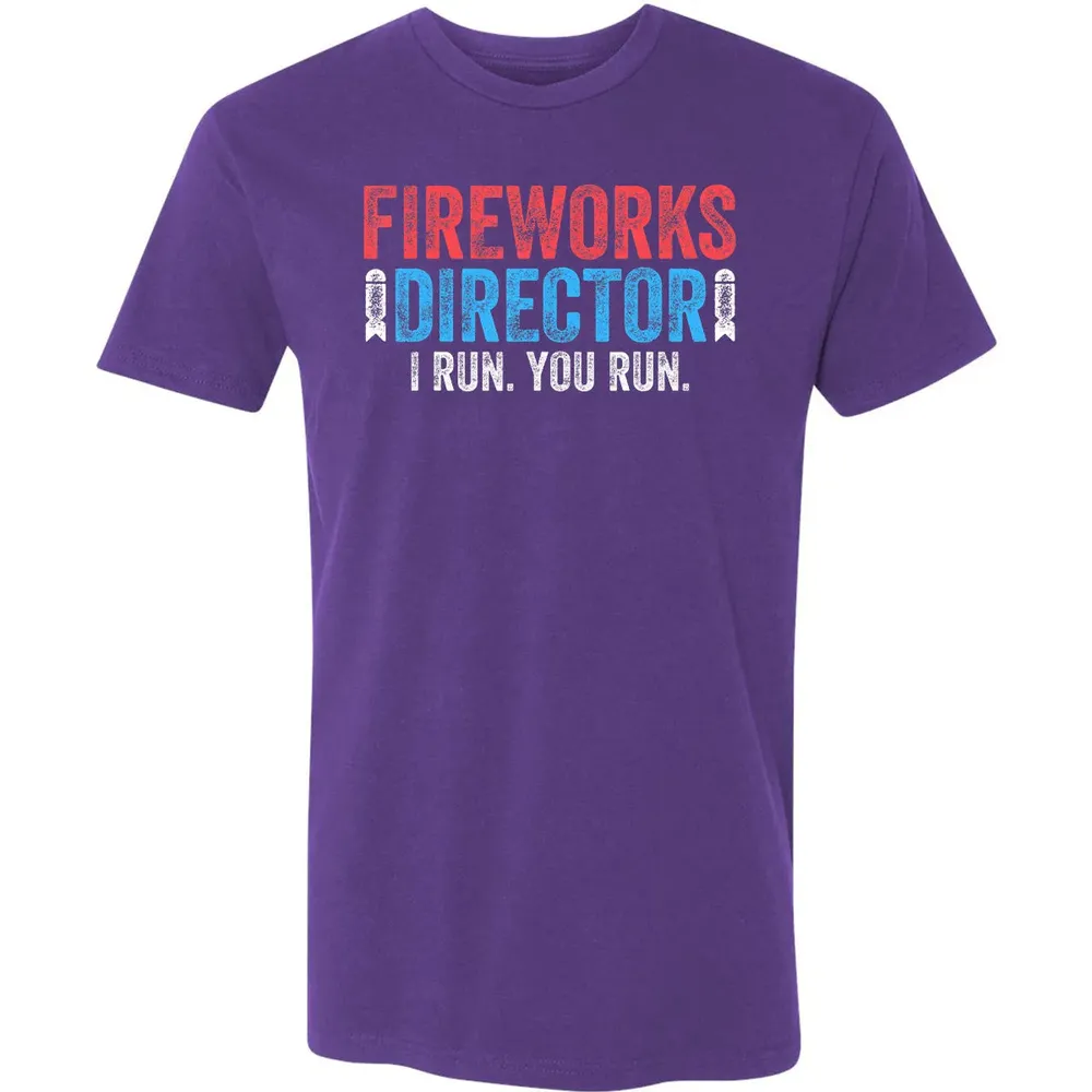 Fireworks Director  4th of July Gif Premium Unisex T-shirt - 7