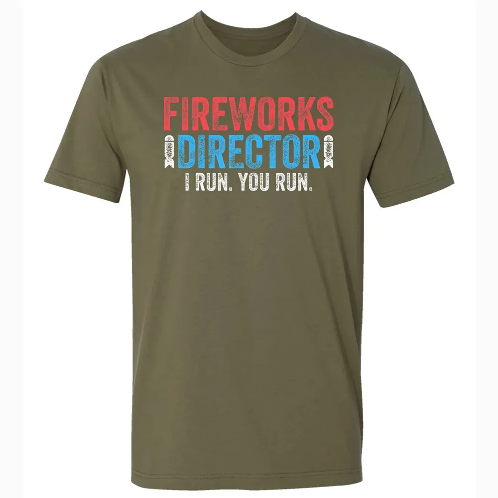 Fireworks Director  4th of July Gif Premium Unisex T-shirt - 5