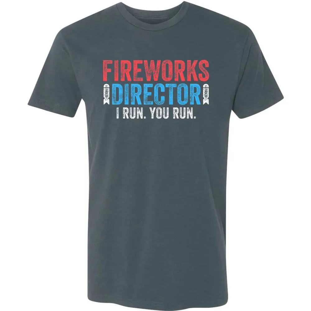 Fireworks Director  4th of July Gif Premium Unisex T-shirt - 14