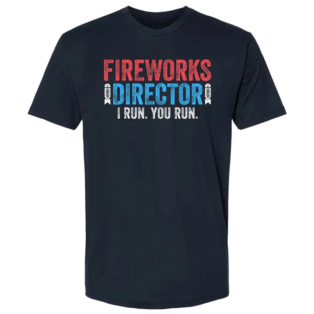 Fireworks Director  4th of July Gif Premium Unisex T-shirt - 2
