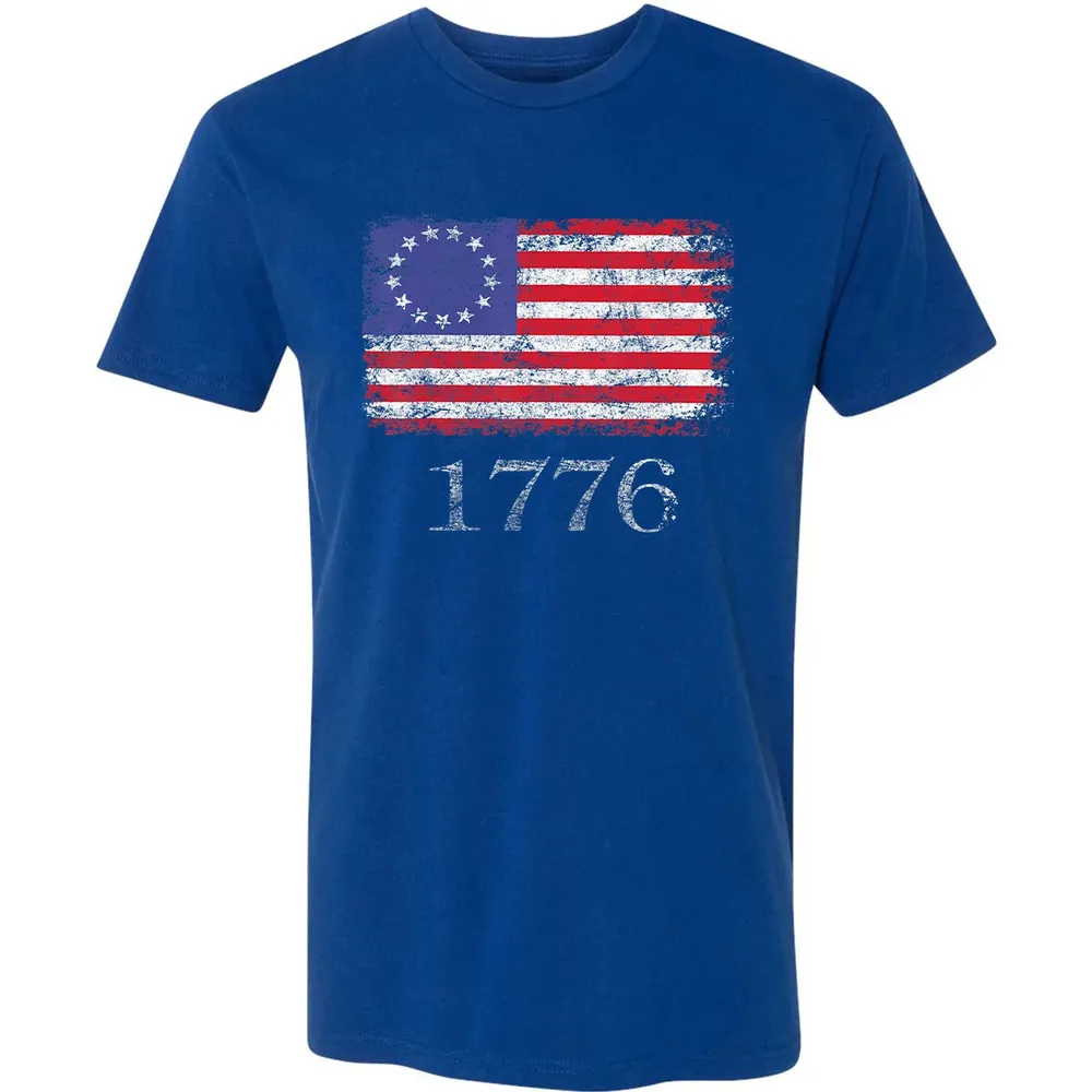 Betsy Ross  4th Of July American Flag T 1776 Retro Premium Unisex T-shirt - 10