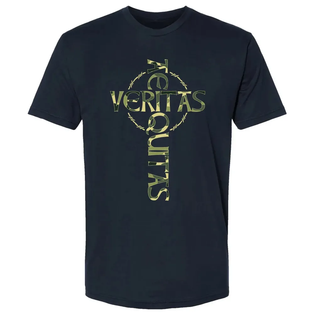 Veritas Aequitas Camo Cross Premium Unisex T-shirt - 2