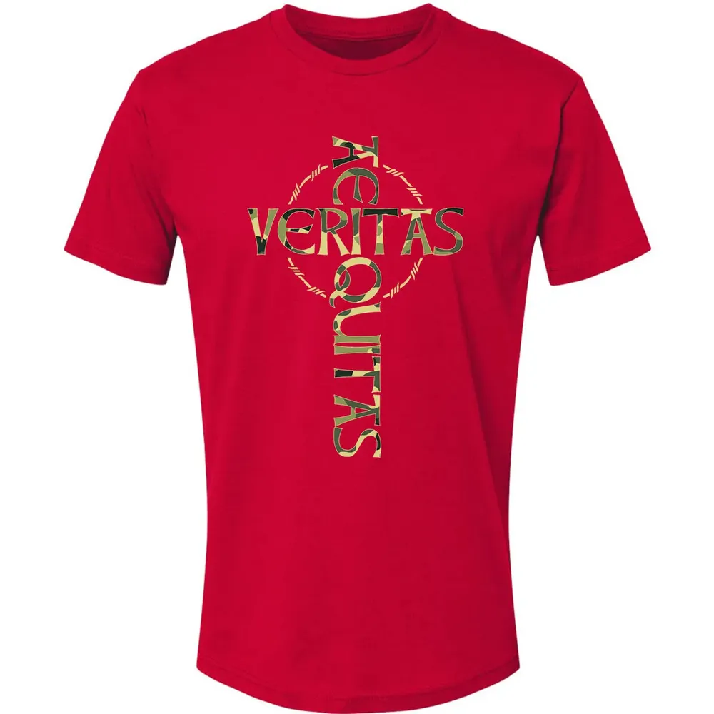 Veritas Aequitas Camo Cross Premium Unisex T-shirt - 6