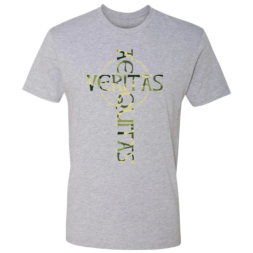 Veritas Aequitas Camo Cross Premium Unisex T-shirt - 9