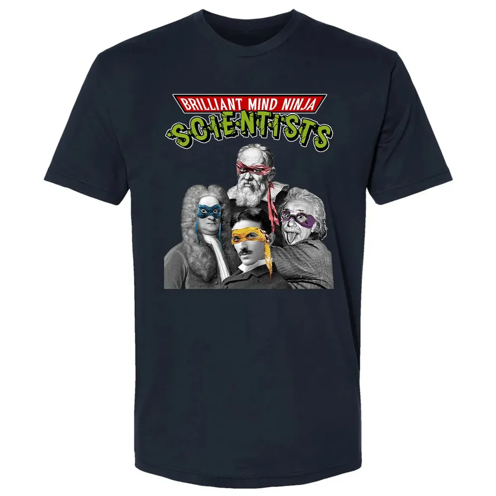 Brilliant Mind Ninja Scientists Premium Unisex T-shirt - 2