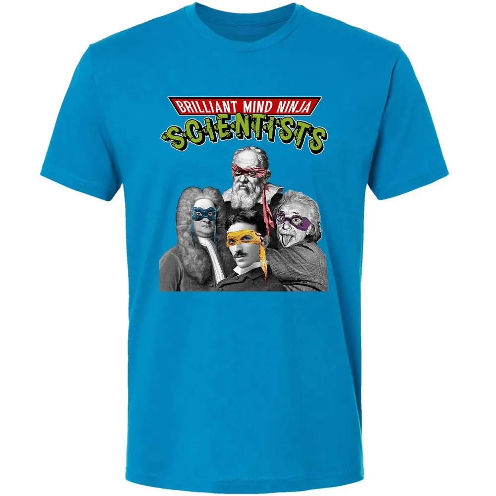 Brilliant Mind Ninja Scientists Premium Unisex T-shirt - 15