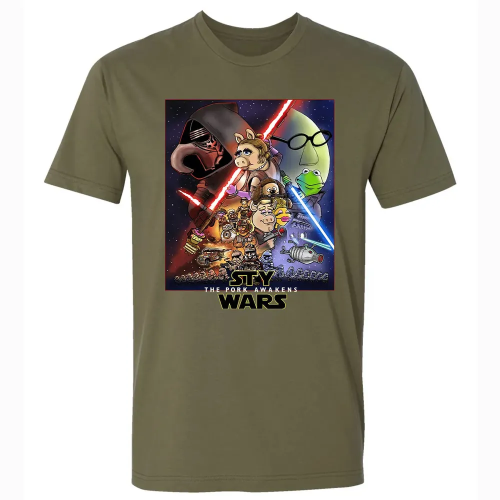 The Pork Awakens Premium Unisex T-shirt - 5