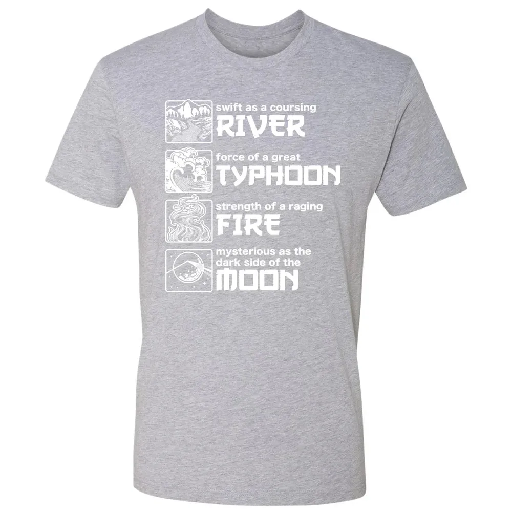 River Typhoon Fire Moon Premium Unisex T-shirt - 9