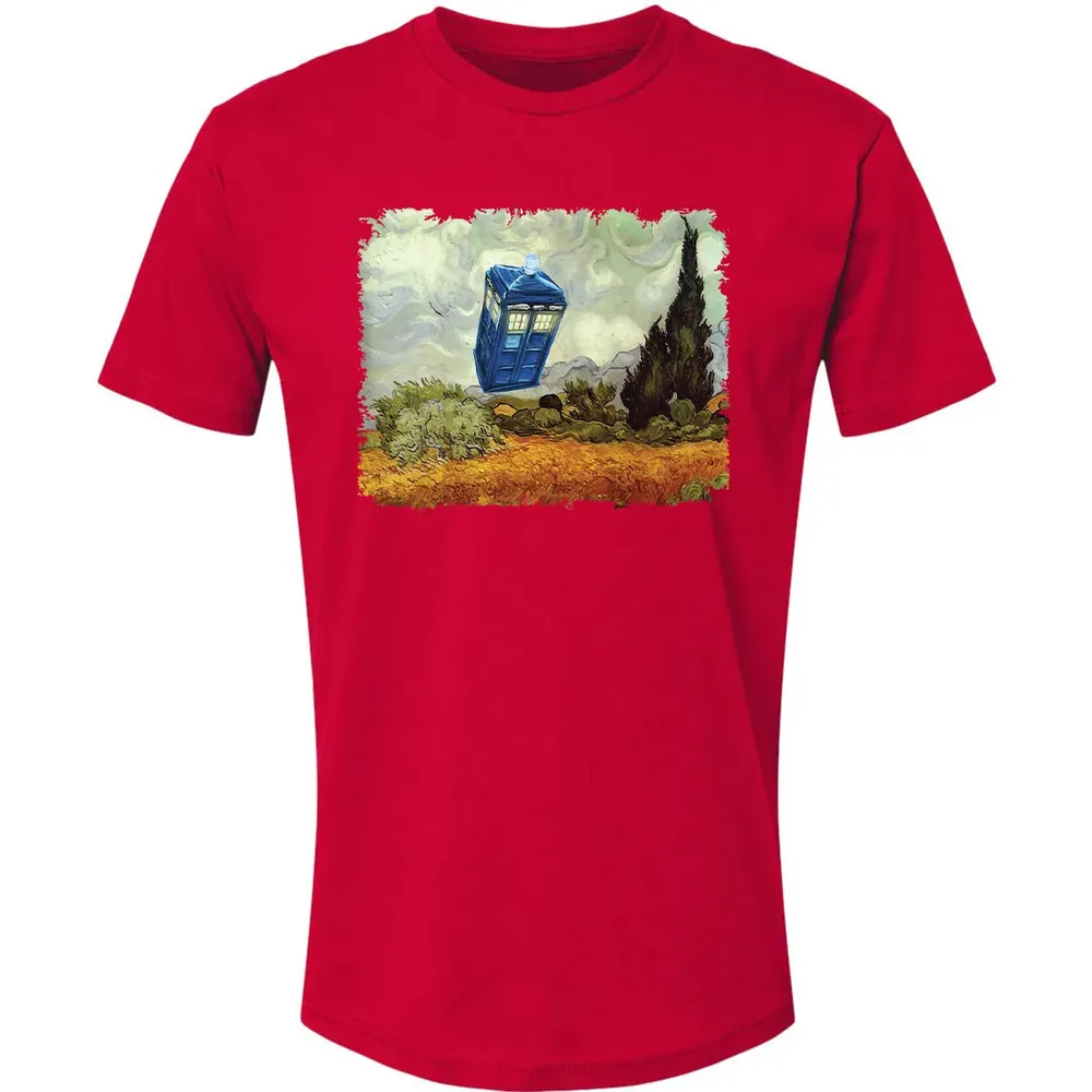 Flying Call Box Premium Unisex T-shirt - 6