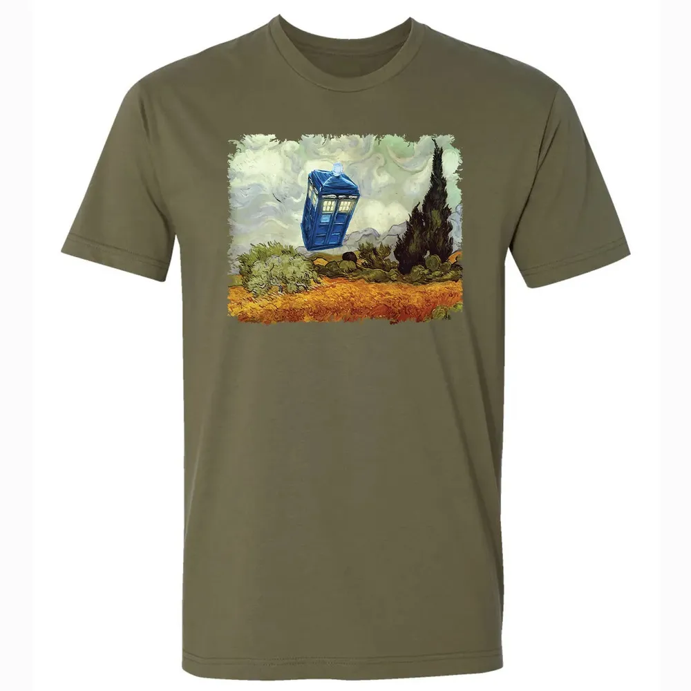 Flying Call Box Premium Unisex T-shirt - 5