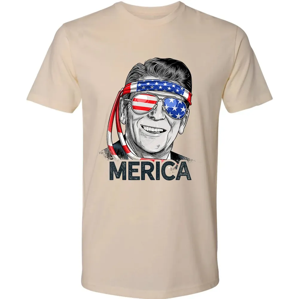 Reagan Ronald Merica 4th of July  Men US President Premium Unisex T-shirt - 13