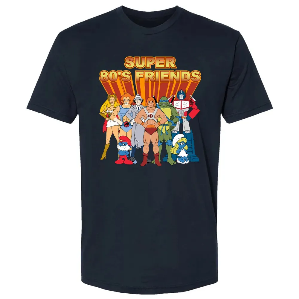 Super 80s Friends Premium Unisex T-shirt - 2