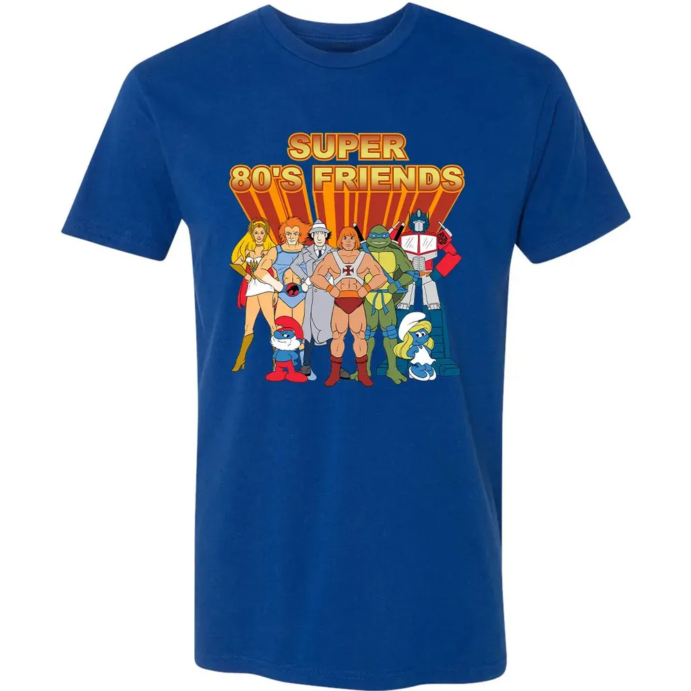 Super 80s Friends Premium Unisex T-shirt - 10