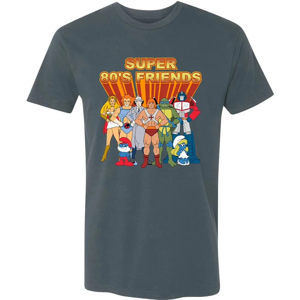 Super 80s Friends Premium Unisex T-shirt - 14