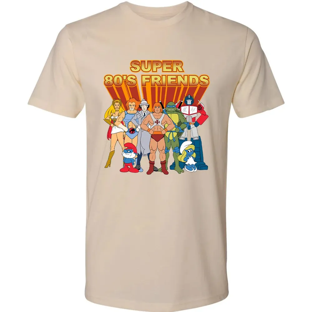 Super 80s Friends Premium Unisex T-shirt - 13