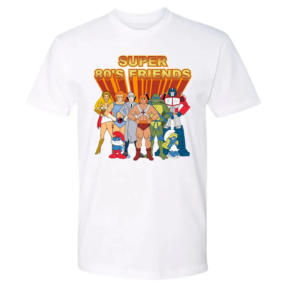 Super 80s Friends Premium Unisex T-shirt - 4
