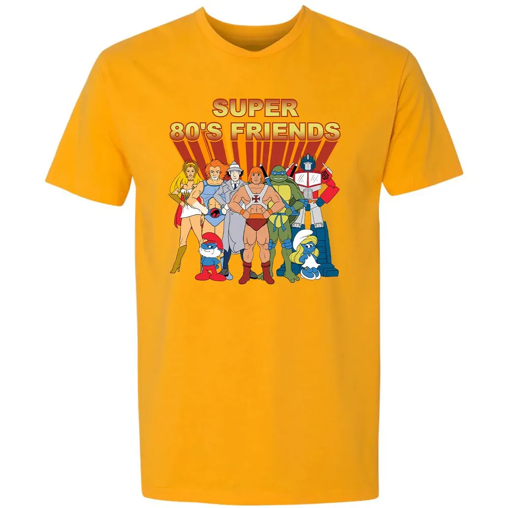 Super 80s Friends Premium Unisex T-shirt - 11