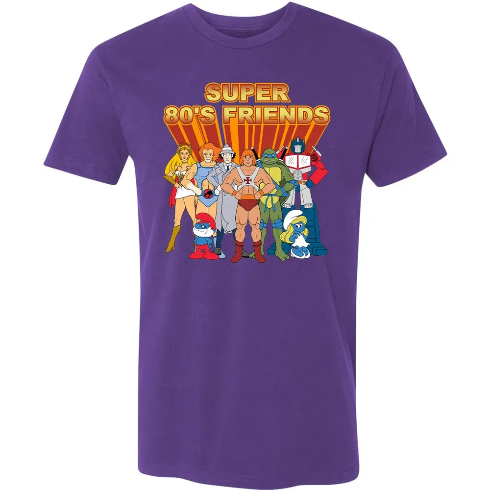Super 80s Friends Premium Unisex T-shirt - 7