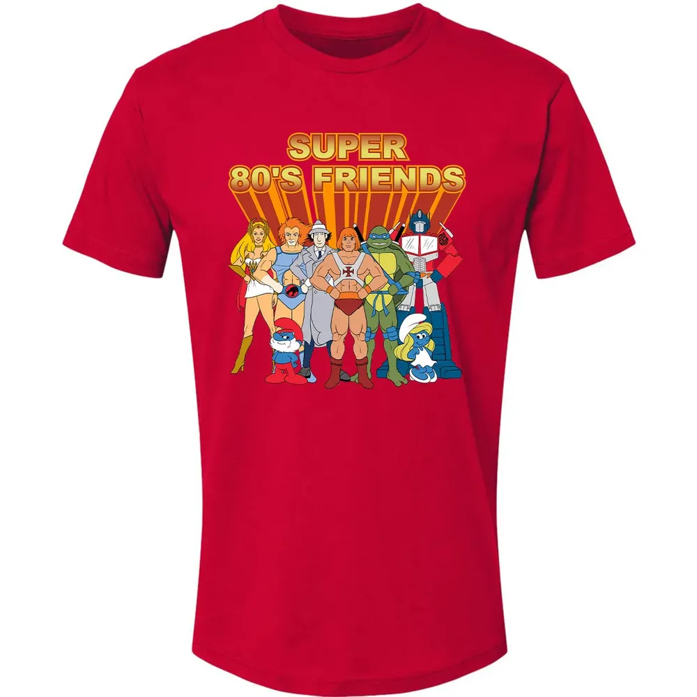 Super 80s Friends Premium Unisex T-shirt - 6