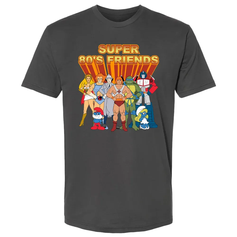 Super 80s Friends Premium Unisex T-shirt - 8