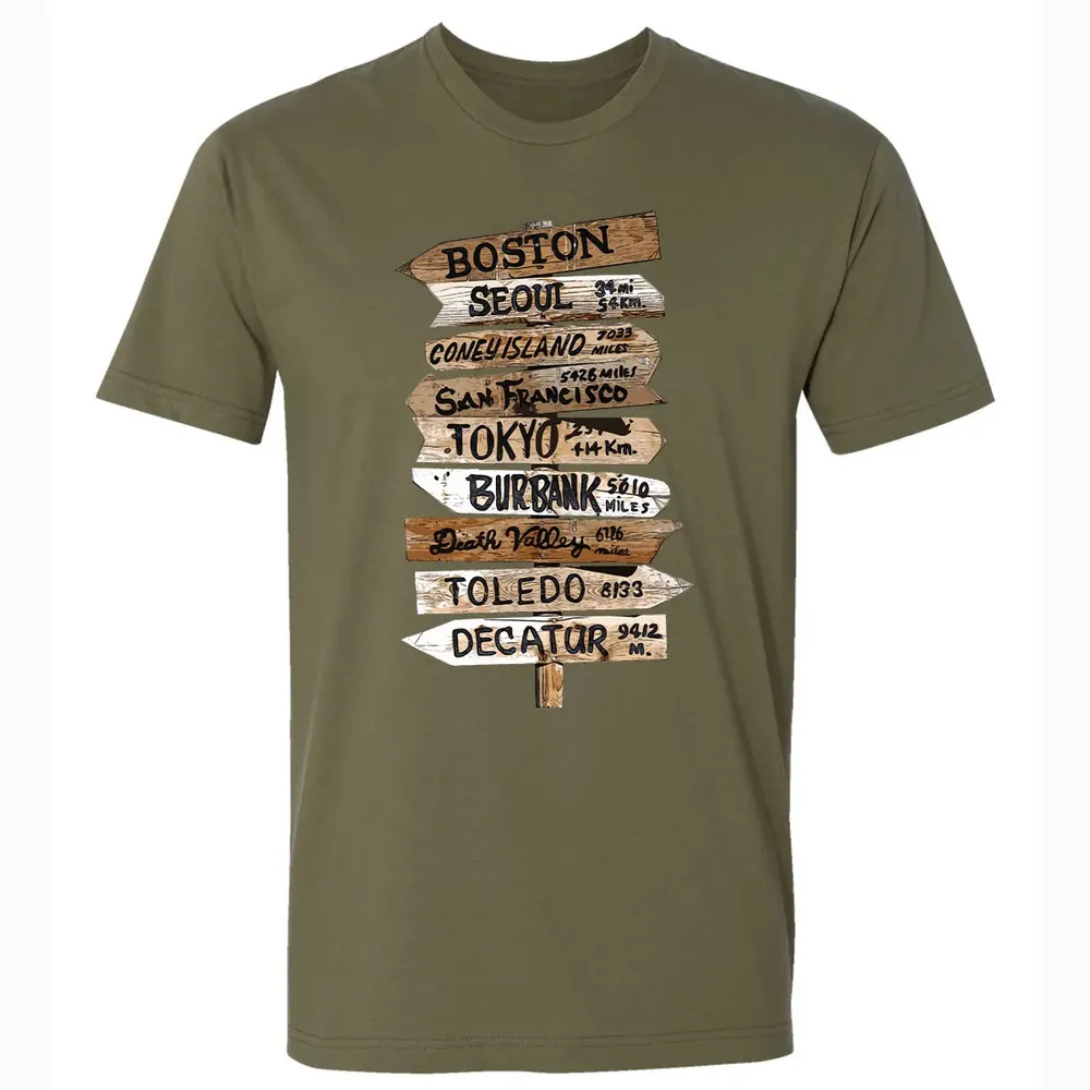 MASH Signpost Premium Unisex T-shirt - 5