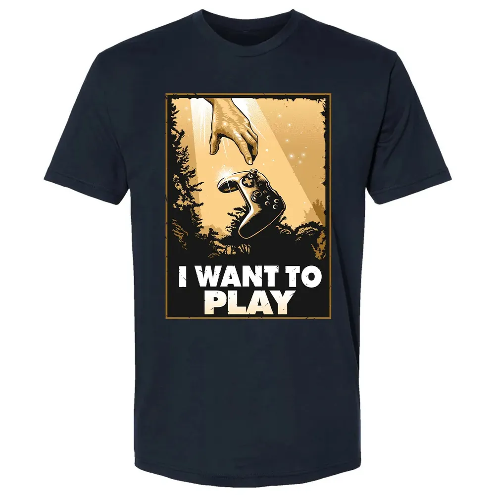 I WANT TO PLAY Premium Unisex T-shirt - 2