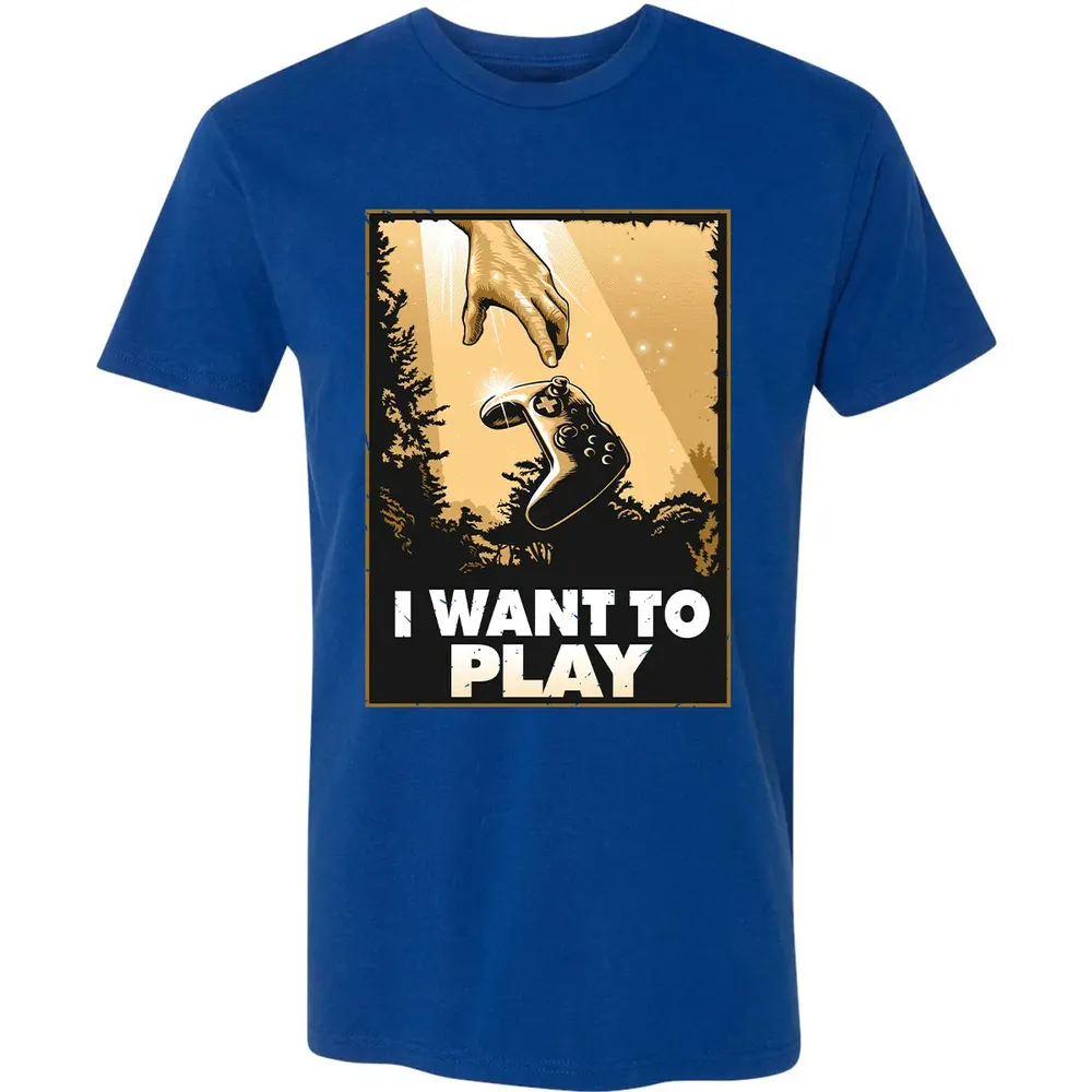 I WANT TO PLAY Premium Unisex T-shirt - 10