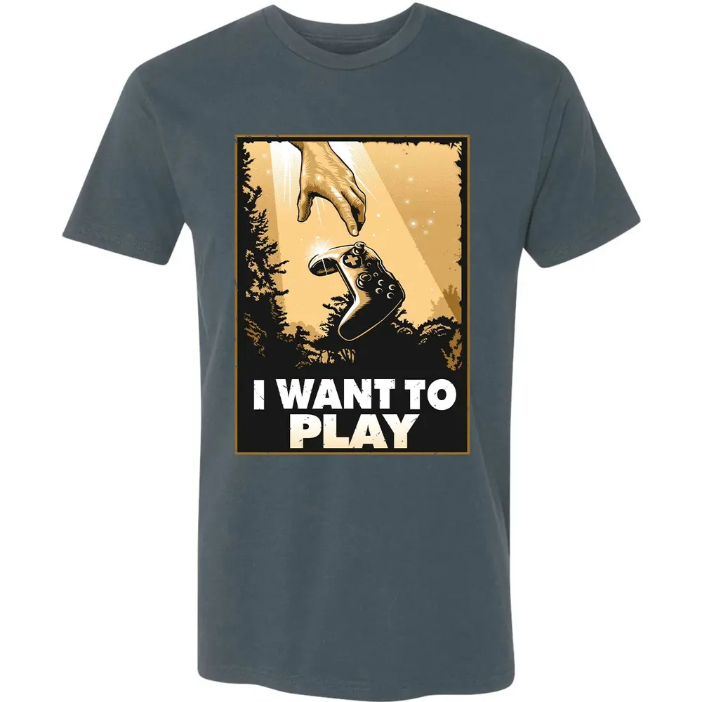 I WANT TO PLAY Premium Unisex T-shirt - 14