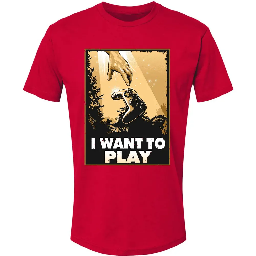 I WANT TO PLAY Premium Unisex T-shirt - 6