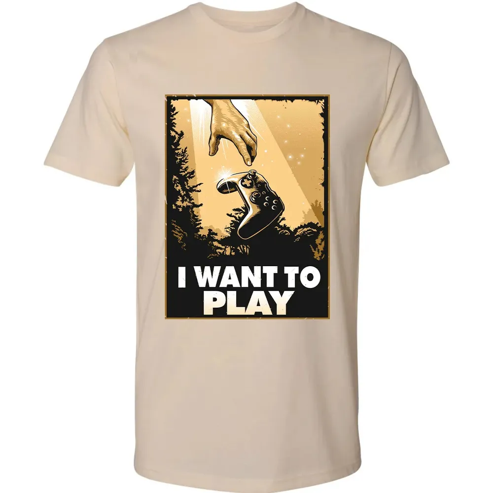 I WANT TO PLAY Premium Unisex T-shirt - 13