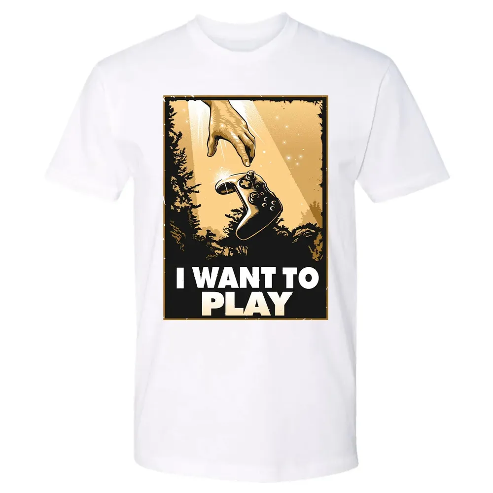 I WANT TO PLAY Premium Unisex T-shirt - 4