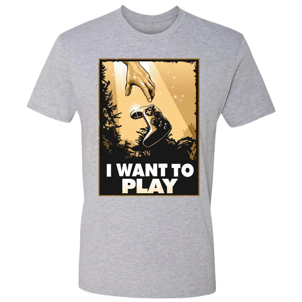 I WANT TO PLAY Premium Unisex T-shirt - 9