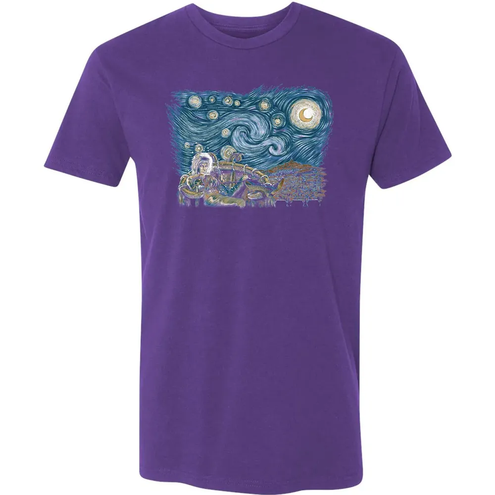 Labyrinth Starry Night Premium Unisex T-shirt - 7