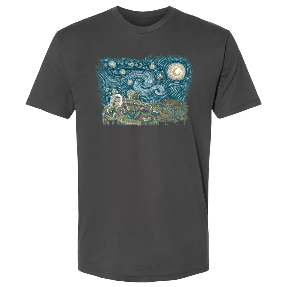 Labyrinth Starry Night Premium Unisex T-shirt - 8