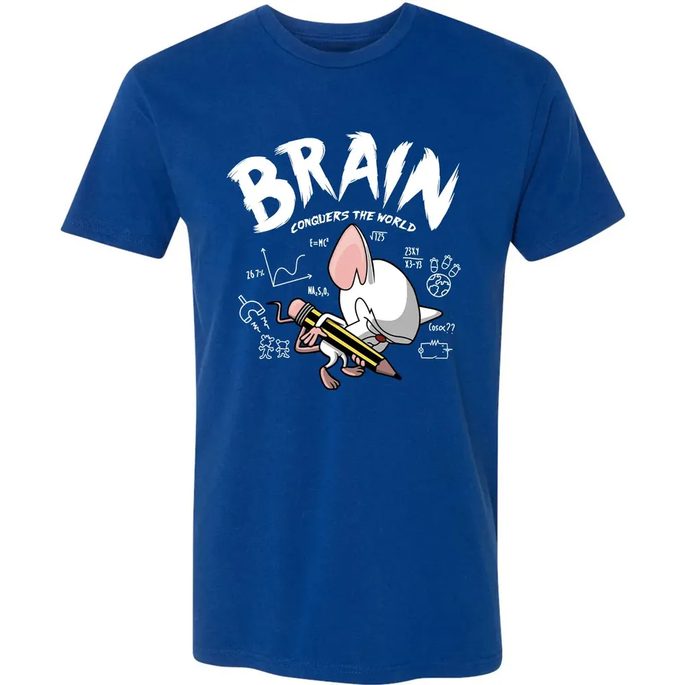 Brain Conquers The World Premium Unisex T-shirt - 10