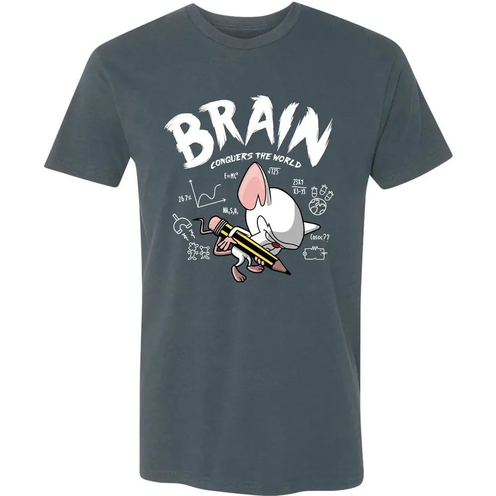 Brain Conquers The World Premium Unisex T-shirt - 14