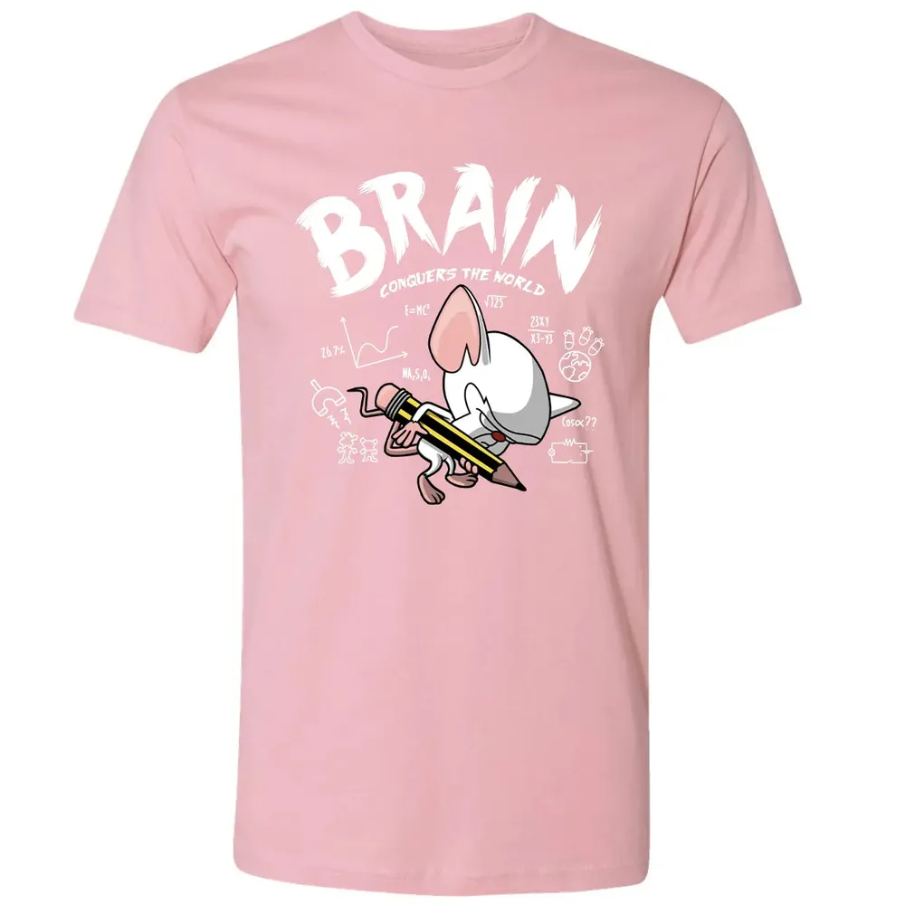 Brain Conquers The World Premium Unisex T-shirt - 3